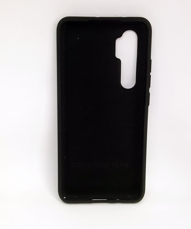 Silicone Cover Full Protective (AA) для Xiaomi Mi Note 10 Lite (Black)-1