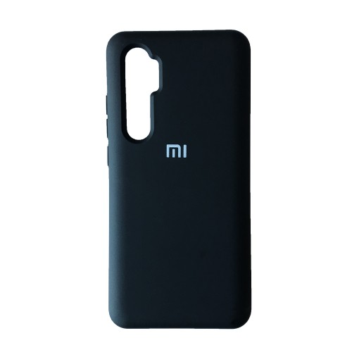 Silicone Case Full для Xiaomi Mi Note 10 Lite Black-0