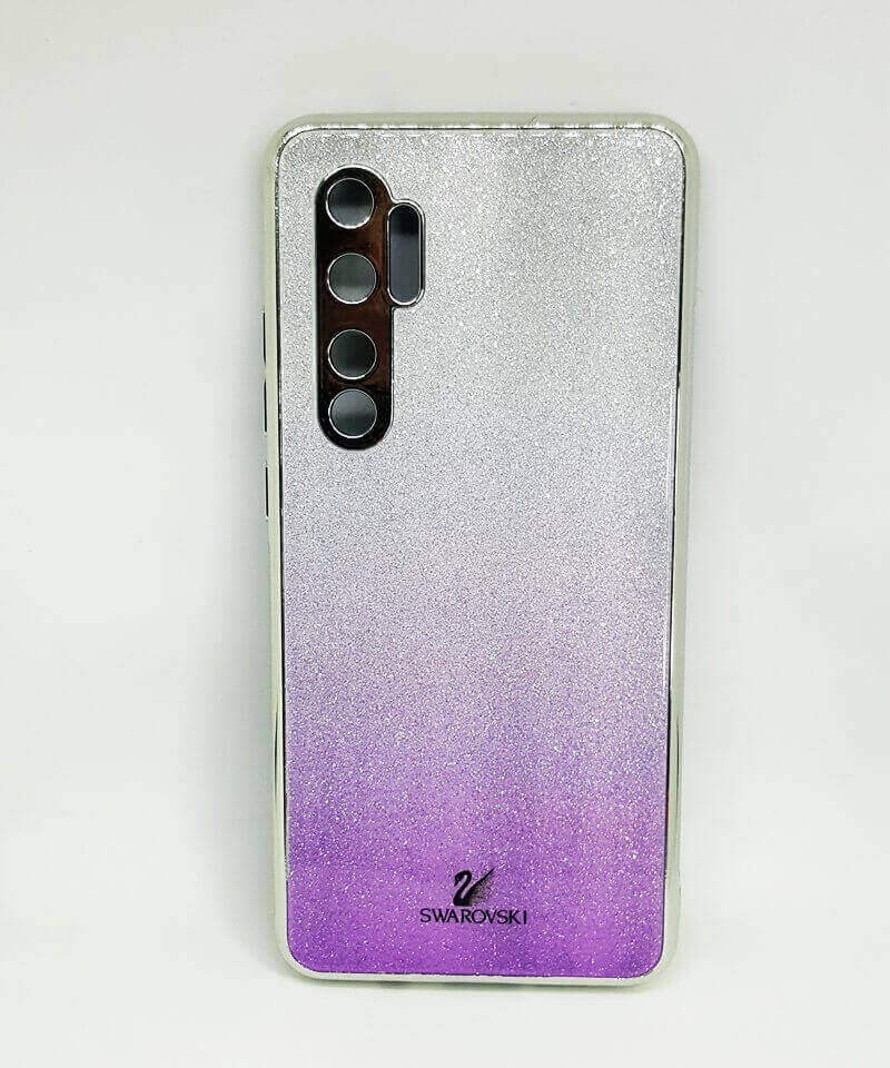 Накладка Glass SW для Xiaomi Mi Note 10 Lite фіолетова-0