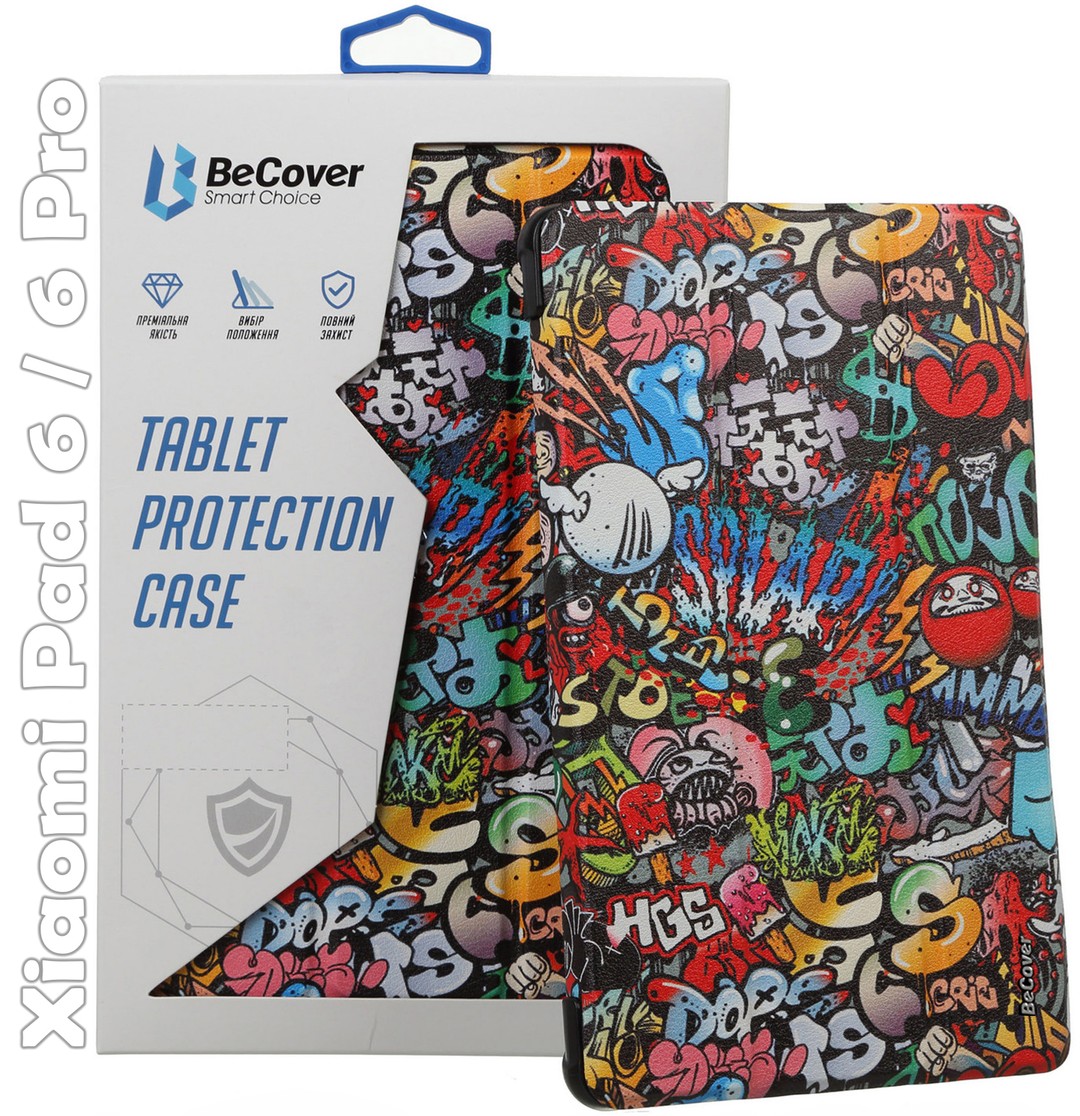 Чохол-книжка BeCover Smart Case для Xiaomi Mi Pad 6 / 6 Pro 11" Graffiti-0