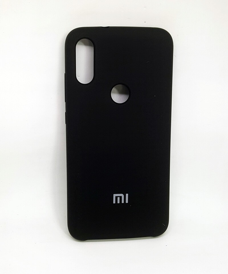 Чохол Silicone case для Xiaomi Mi Play чорний-0
