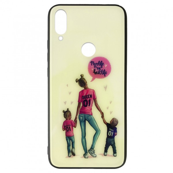 Чохол Girls Glass для Xiaomi Mi Play  Mom Life-0