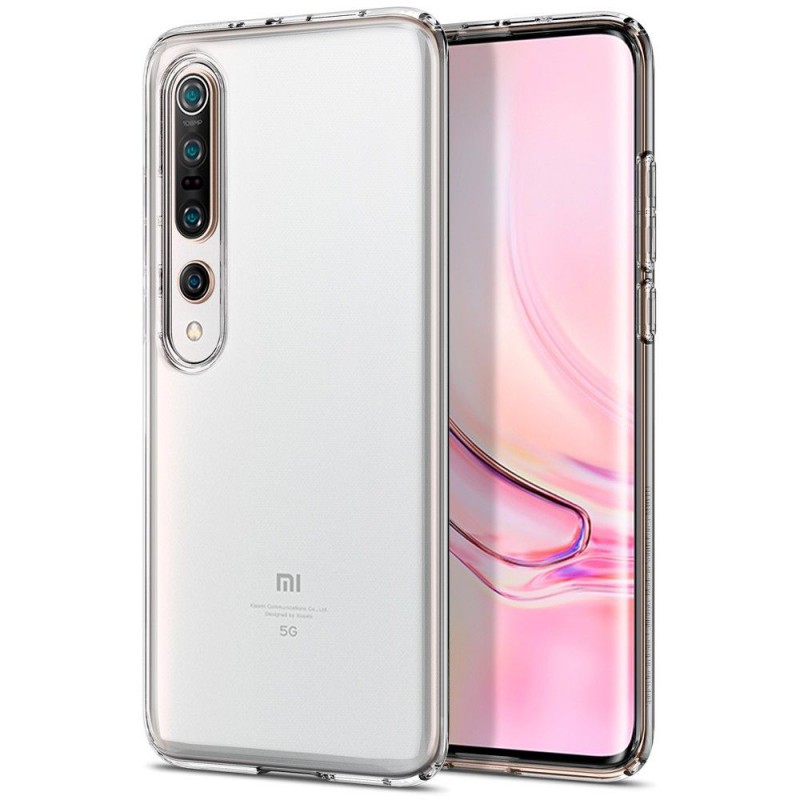 Накладка Premium для Xiaomi Mi 10/Mi 10 Pro прозорий силікон-0