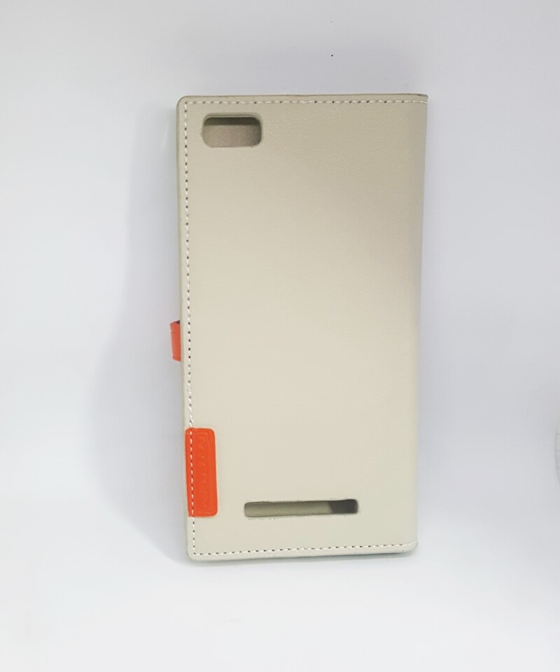 Книжка Goospery Romance для Xiaomi MI 4c Бежева-1