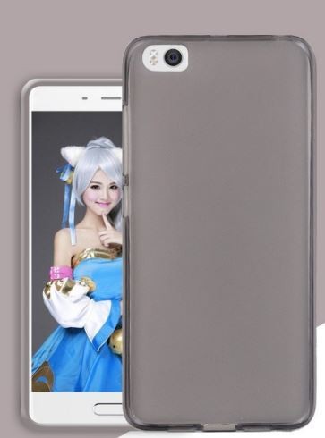 Накладка силиконовая для телефона Xiaomi Mi5 серая-0