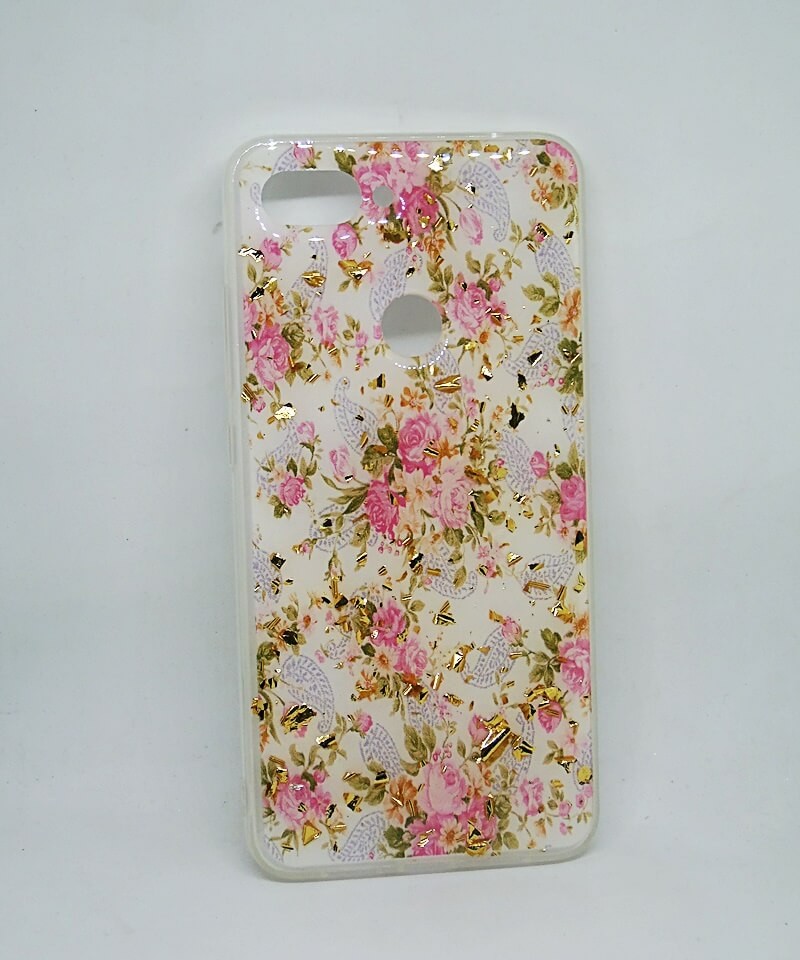 Накладка Flowers для Xiaomi Mi 8 Lite (Мод. 08)-0