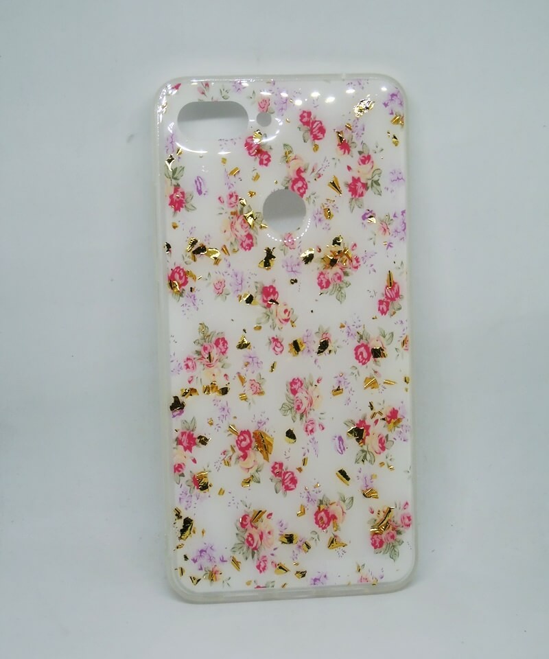 Накладка Flowers для Xiaomi Mi 8 Lite (Мод. 09)-0