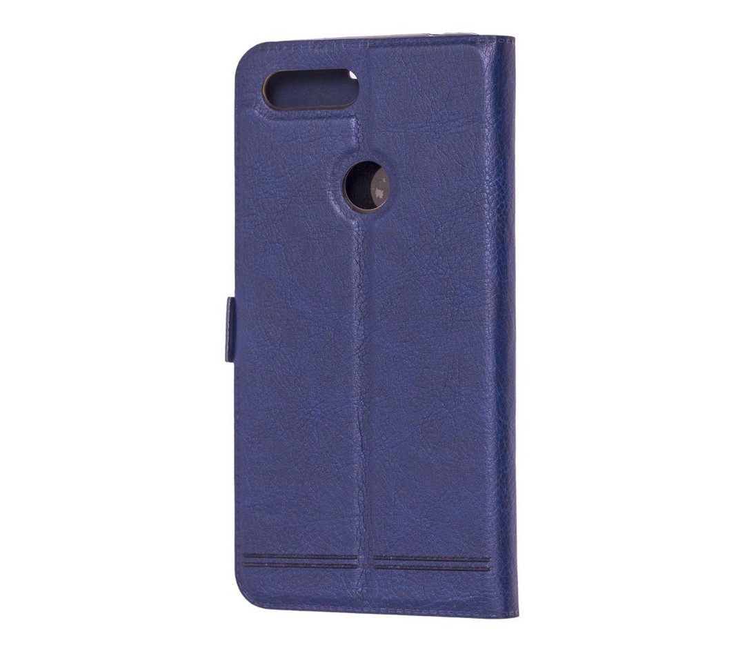Книжка ROCK XIAOMI Mi 8 Lite (2 вікна) (Темно-синя)-1