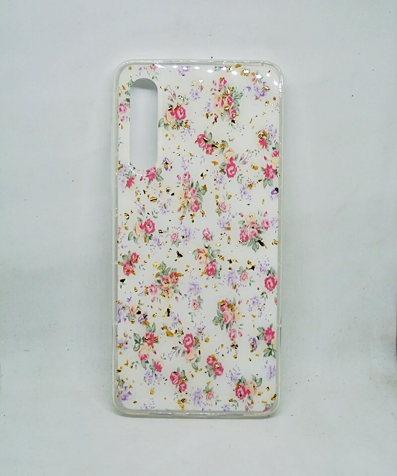 Накладка Flowers для Xiaomi Mi 9 (Мод. 08)-0