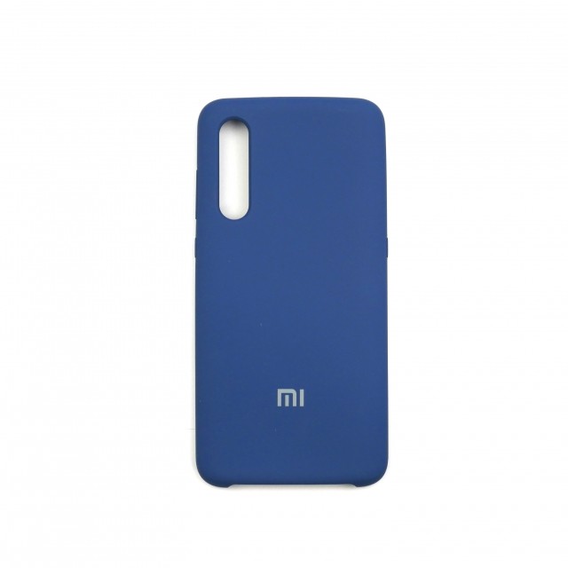 Silicone Case Full Protective для Xiaomi Mi 9 (Deep blue)-0