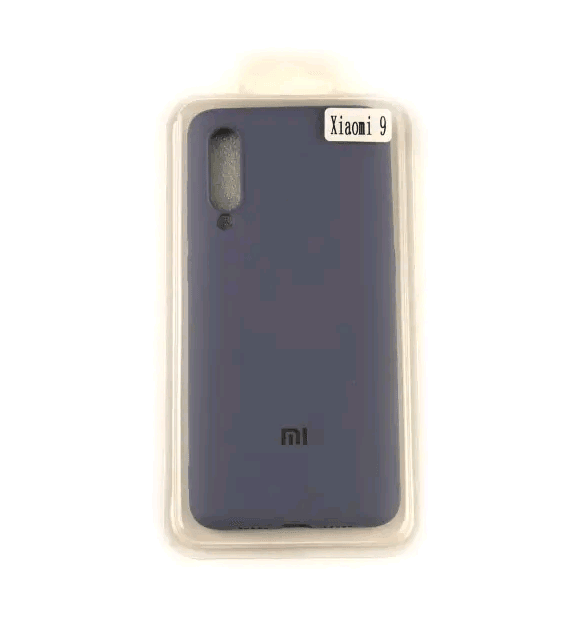 Накладка Silicone Case Full Cover для Xiaomi Mi 9 (Джинсовий)-0