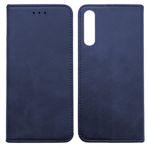 Книжка Black TPU Magnet для Xiaomi Mi 9 SE Синя-0