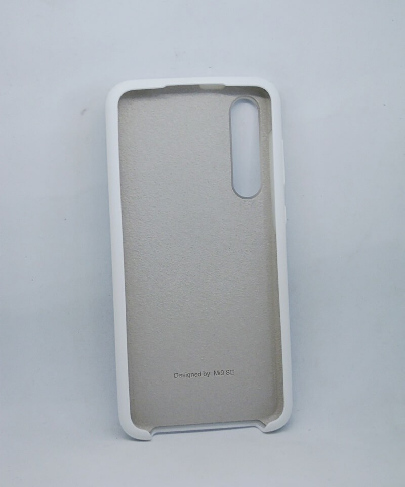 Silicone Case Xiaomi Mi 9 SE (White)-1