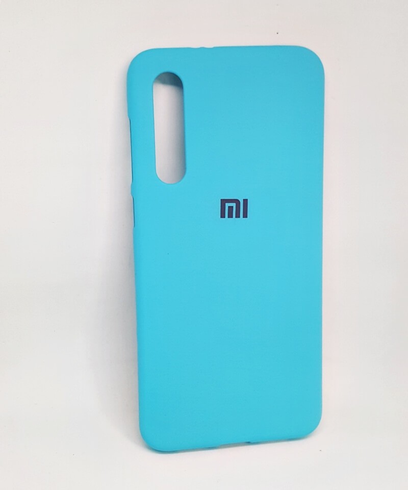 Накладка Silicone cover для Xiaomi Mi 9SE (Бірюзовий)-0