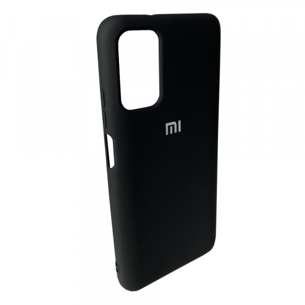 Накладка Silicone Cover Full Protective для Xiaomi Redmi Note 10 5G Black-0