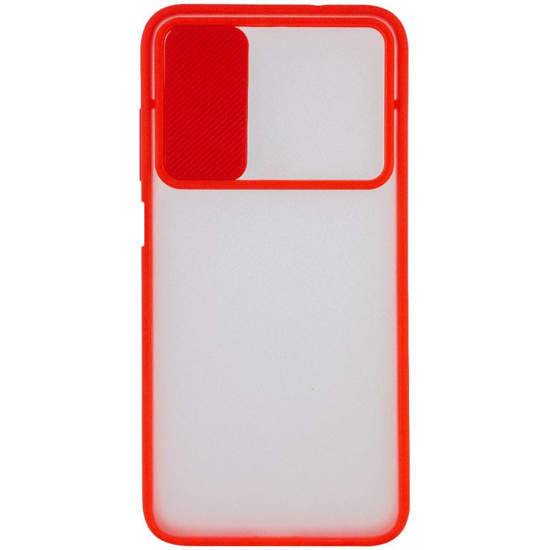 Накладка Camshield mate TPU для Xiaomi Redmi Note 10 5G / Poco M3 Pro червона шторка-1
