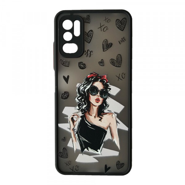 WAVE Cartoon Case для  Xiaomi Note 10 5G/Poco M3 Pro/Note 10T 5G/Note 11SE  (little black dress)-0