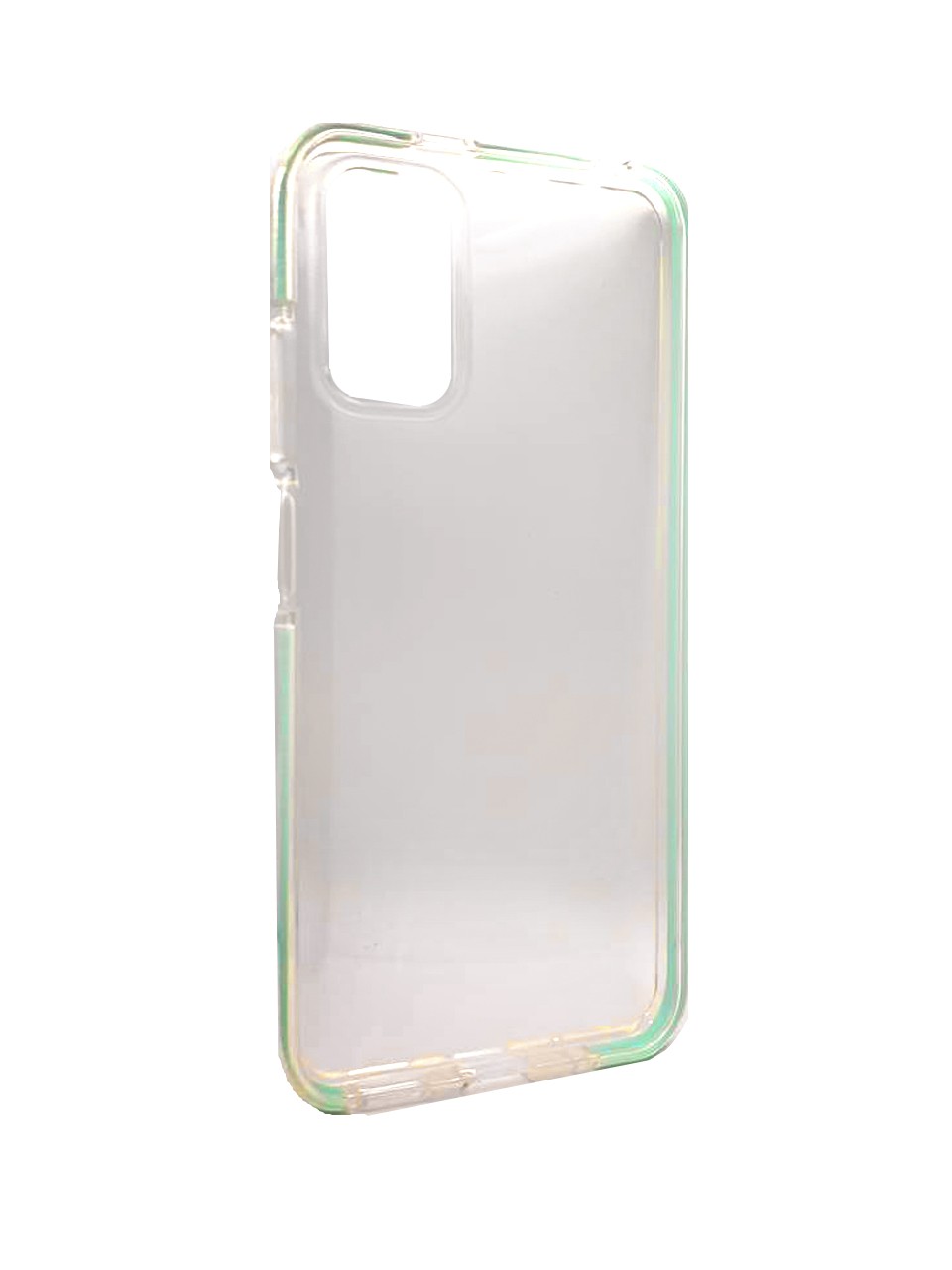 Накладка Weightless rainbow для Xiaomi Note 10 5G/Poco M3 Pro/Note 10T 5G/Note 11SE (Бірюзова)-0