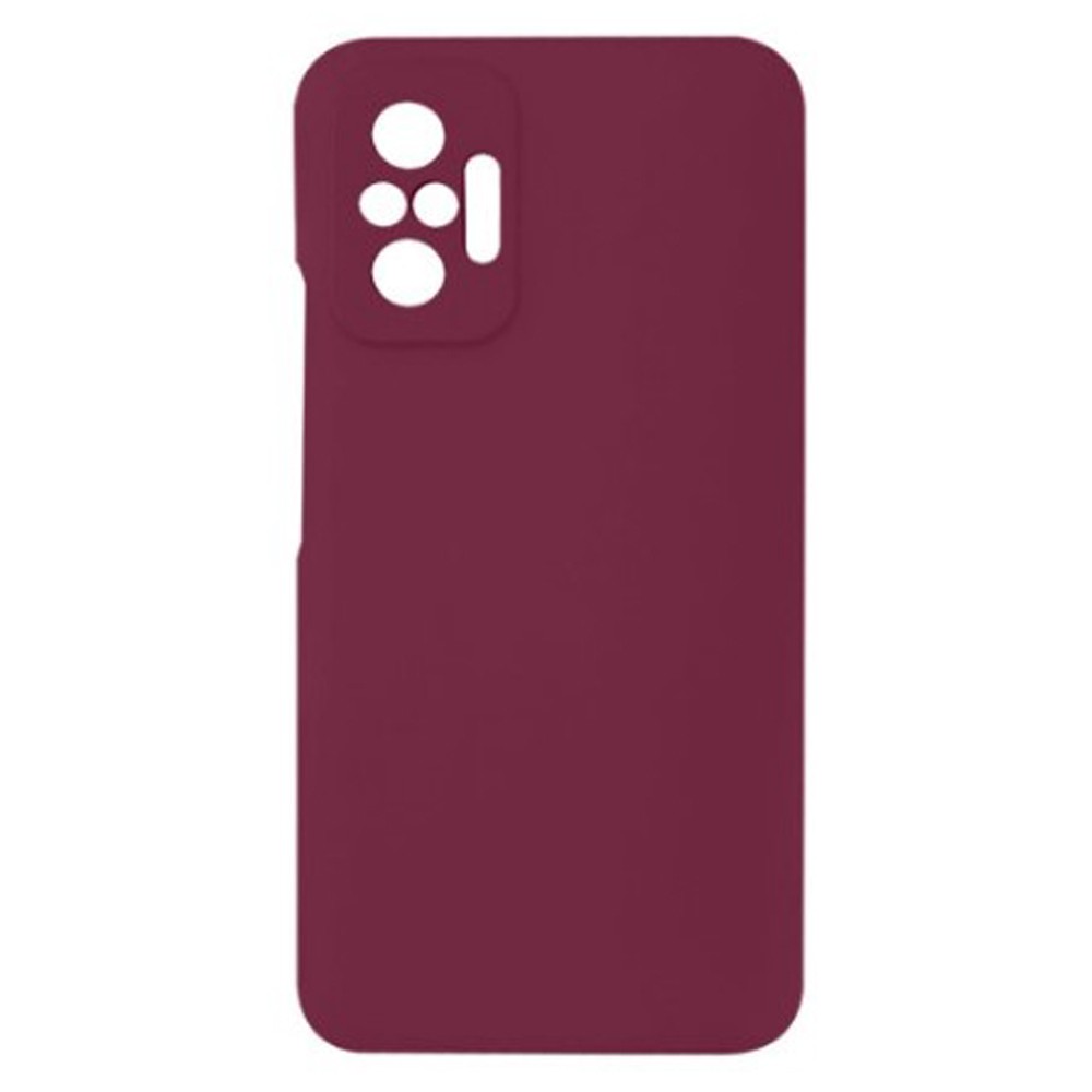 Накладка Fibra для Xiaomi Redmi Note 10 Pro (Marsala)-0