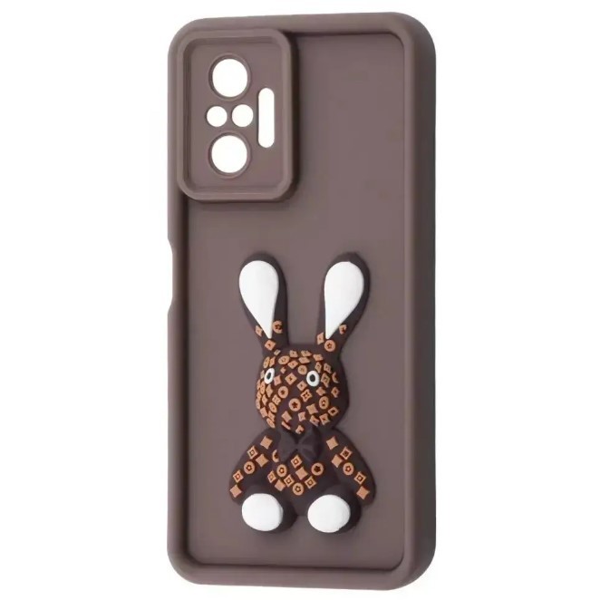 Чохол Pretty Toys для Xiaomi Note 10 Pro/10 Pro Max (Brown/rabbit)-0