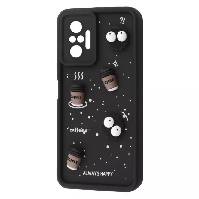 Чохол Pretty Toys для Xiaomi Redmi Note 10 Pro (Black/Always Happy)-0