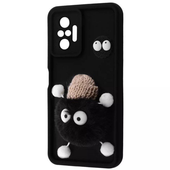 Чохол Pretty Toys для Xiaomi Redmi Note 10 Pro / Note 10 Pro Max (black/fluffy black)-0