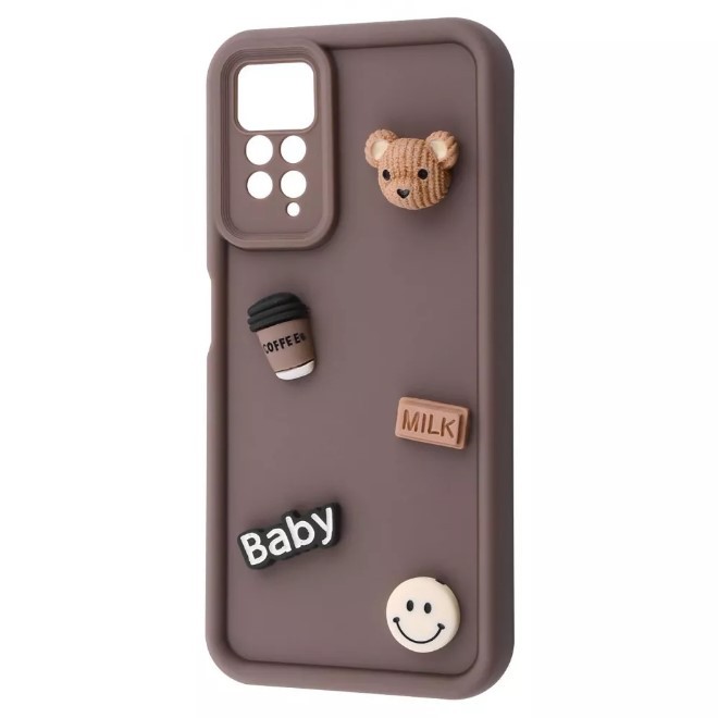 Чохол Pretty Toys для Xiaomi Redmi Note 11 Pro / Redmi Note 12 Pro 4G (Brown/bear)-0