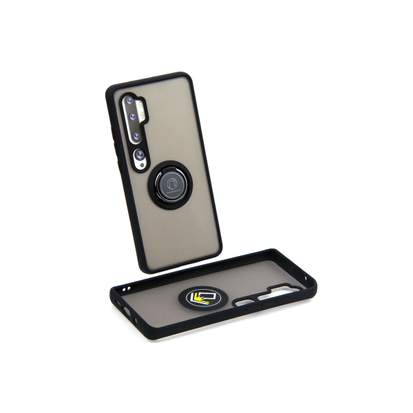 Накладка Totu Gingle Ring для Xiaomi Mi Note 10/ Mi Note 10 Pro  чорна-0