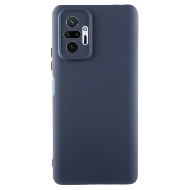 Чохол GETMAN Liquid Silk Full Camera для Xiaomi Redmi Note 10 Pro / 10 Pro Max Midnight Blue-0