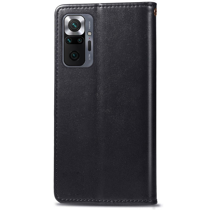 Книжка GETMAN Gallant для Xiaomi Redmi Note 10 Pro чорна-1