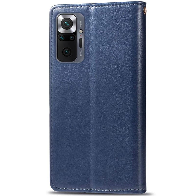 Книжка GETMAN Gallant для Xiaomi Redmi Note 10 Pro синя-1