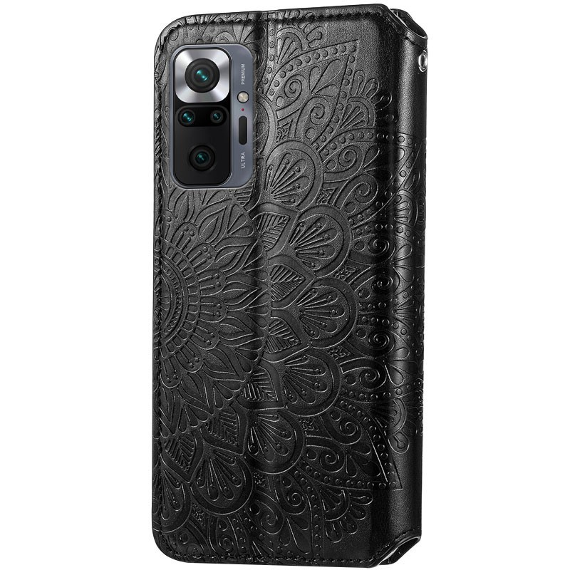 Книжка GETMAN Mandala для Xiaomi Redmi Note 10 Pro чорна-1