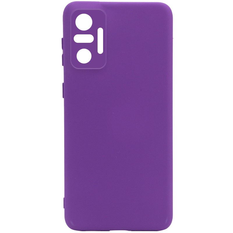 Silicone Cover Full Camera without Logo (A) для Xiaomi Redmi Note 10 Pro (Purple)-0