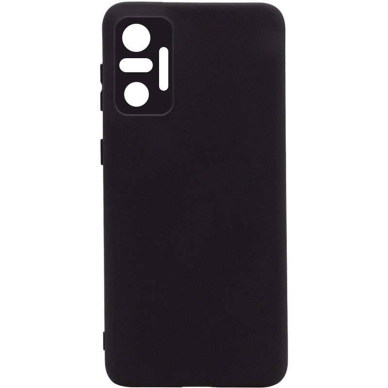 Silicone Cover Full Camera without Logo (A) для Xiaomi Redmi Note 10 Pro (Black)-0