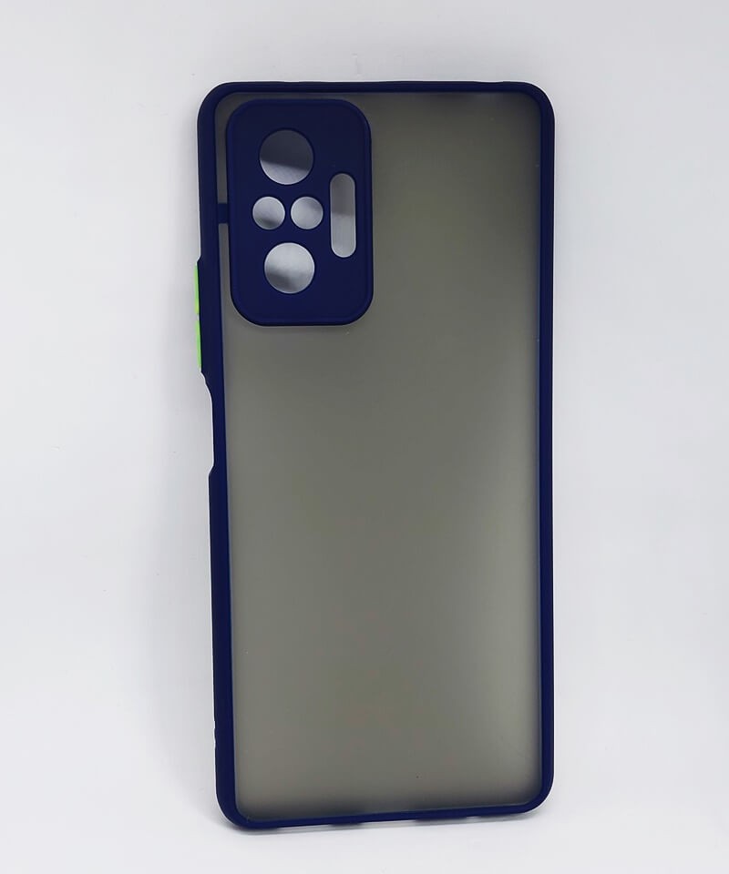 Накладка MATT CASE для Xiaomi Redmi Note 10 Pro синя-0