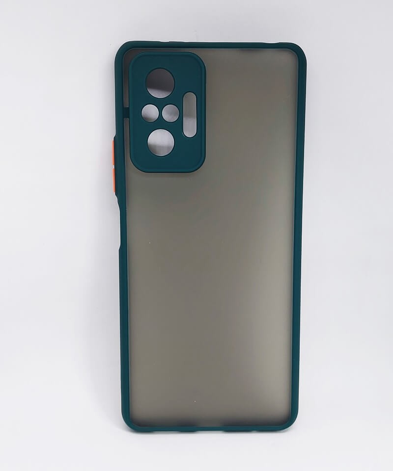 Накладка MATT CASE для Xiaomi Redmi Note 10 Pro темно-зелена-0
