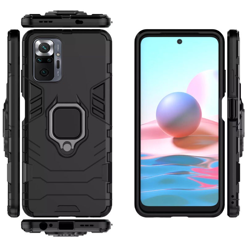 Накладка Armor 2.0 для Xiaomi Redmi Note 10 Pro/Note 10 Pro Max чорна-0