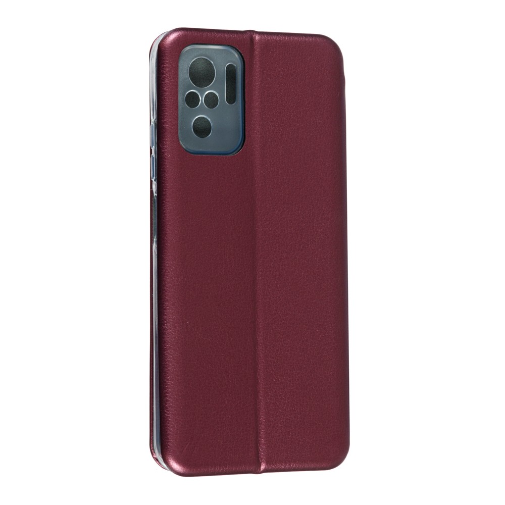 Книжка Premium для Xiaomi Redmi Note 10 Pro / Note 10 Pro Max бордова-1