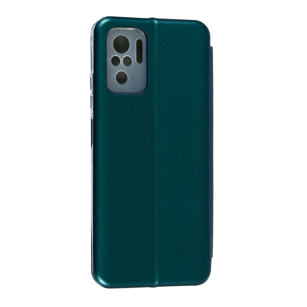 Книжка Premium для Xiaomi Redmi Note 10 Pro / Note 10 Pro Max темно-зелена-1