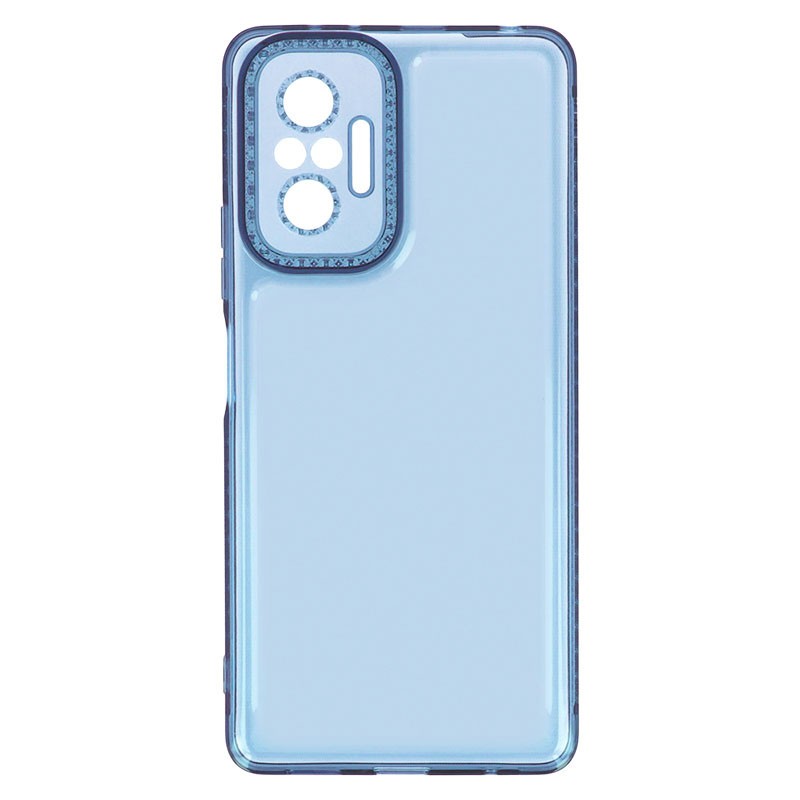 Накладка Starfall Clear для Xiaomi Redmi Note 10 Pro/Pro Max (Блакитна)-1