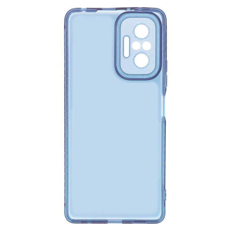 Накладка Starfall Clear для Xiaomi Redmi Note 10 Pro/Pro Max (Блакитна)-2