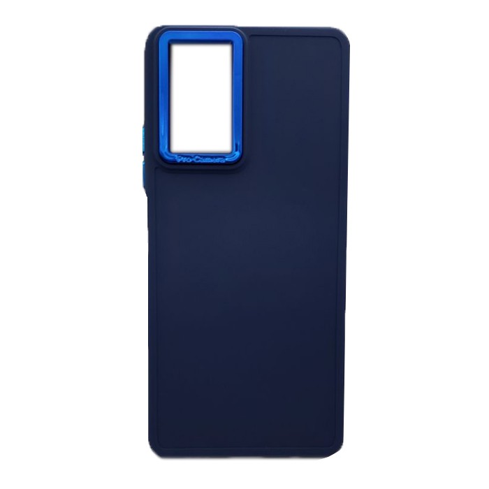 Накладка Lux Matte з мікрофіброю Xiaomi Redmi Note 10 Pro 4G Dark blue-0