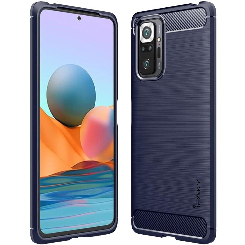 Накладка Ultimate Experience для Xiaomi Redmi Note 10 Pro Синя-0