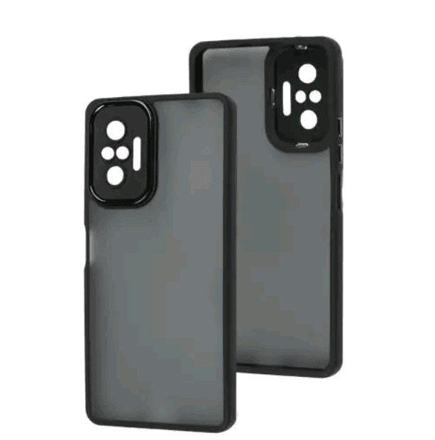 Накладка Luxury Metal Lens для Xiaomi Note 10 Pro Max (Чорний)-0