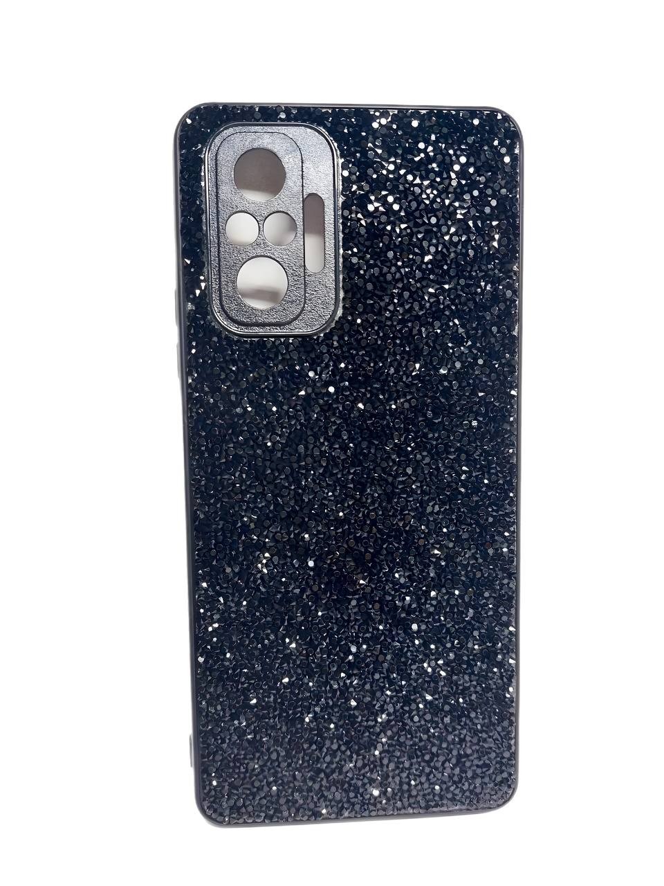 Накладка Grainy Diamonds для Xiaomi Note 10 Pro 4G чорна-0