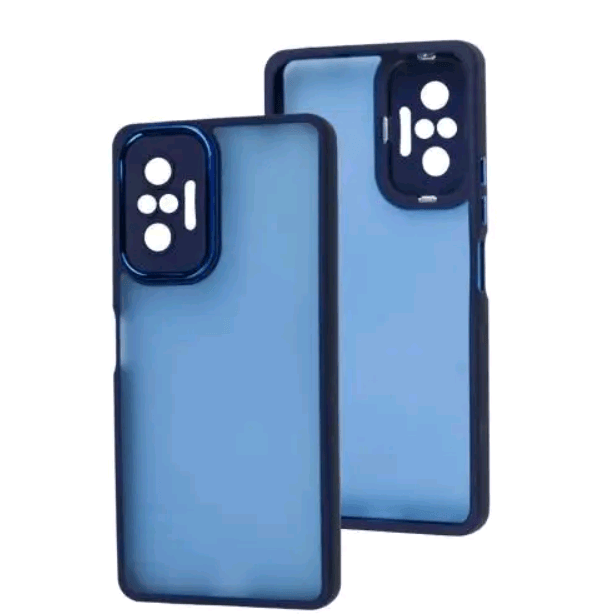 Накладка Luxury Metal Lens для Xiaomi Note 10 Pro Max (Синій)-0