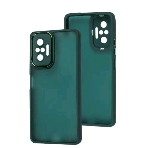 Накладка Luxury Metal Lens для Xiaomi Note 10 Pro Max (Зелений)-0