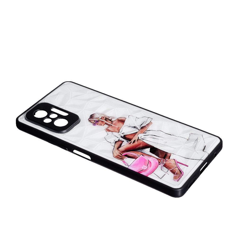 Накладка Ladies Camera для Xiaomi Redmi Note 10 Pro 4G Pink bag-1