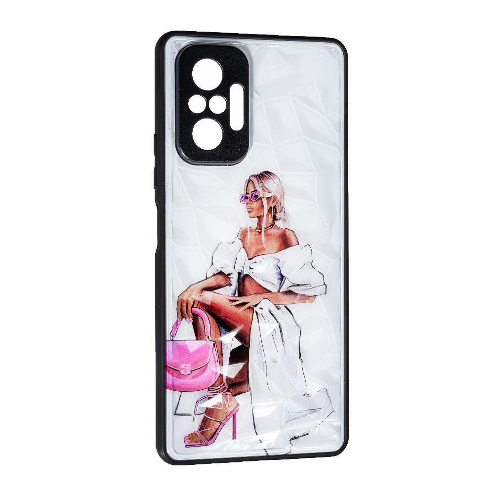 Накладка Ladies Camera для Xiaomi Redmi Note 10 Pro 4G Pink bag-0