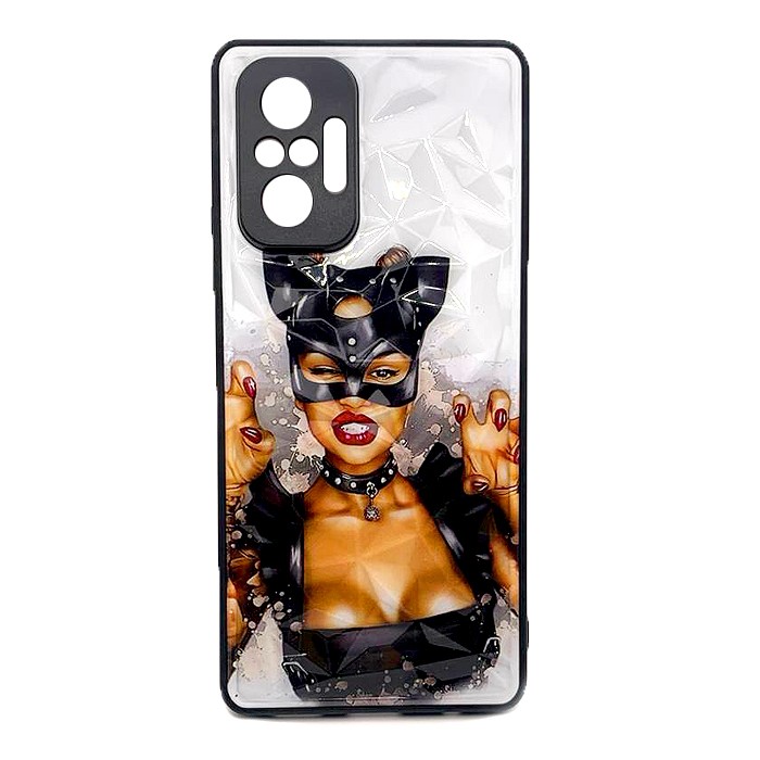 Накладка Ladies Camera для Xiaomi Redmi Note 10 Pro 4G Жінка-кішка-0